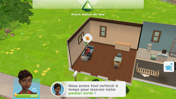 Faites-vous une amie en discutant avec la voisine - Les Sims Mobile
